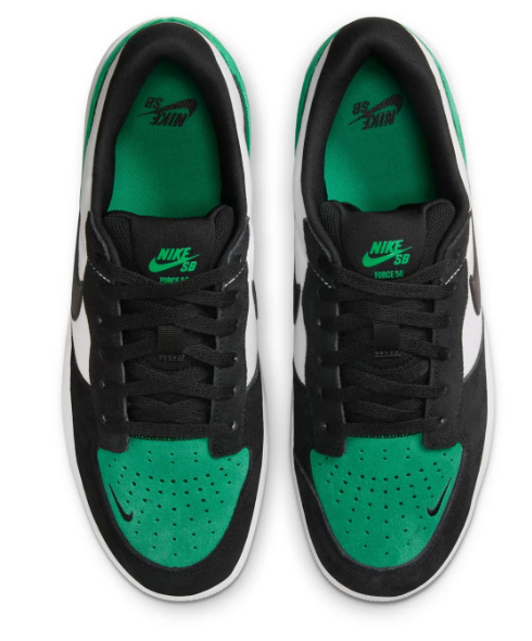 Nike SB Force 58 'White / Black / Stadium Green / White' | Greenroom Routine