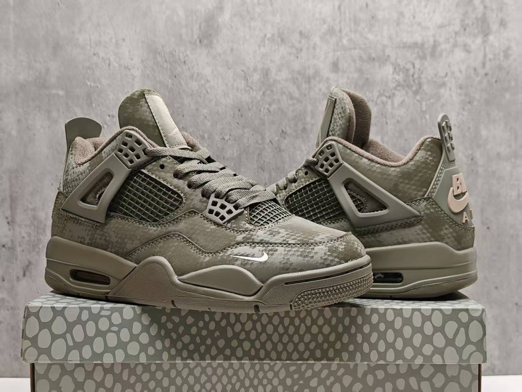 Air Jordan 4 Retro Military Mamba Custom | Olive Afterhours