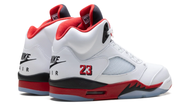 Air Jordan 5 Fire Red Black Tongue (2025) | Ember Statement