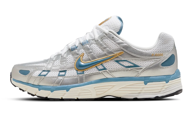Nike P-6000 'Metallic Silver / Aegean Storm' | Silver Current