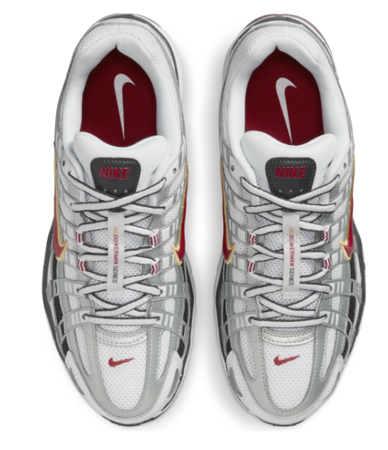 Women's Nike P-6000 CNPT 'Metallic Silver Red' | Crimson Frequency