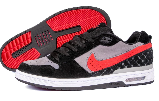 Nike SB Paul Rodriguez Zoom Air Low 'Black / Varsity Red / Flint Grey' | Redline Session | Sale