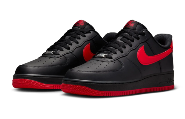 Nike Air Force 1 Low '07 Bred Men's Sneakers | Asphalt Anthem
