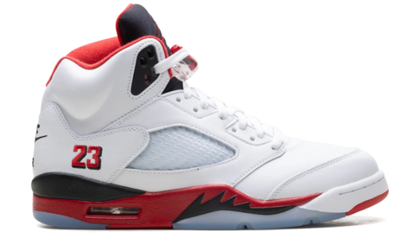 Air Jordan 5 Fire Red Black Tongue (2025) | Ember Statement