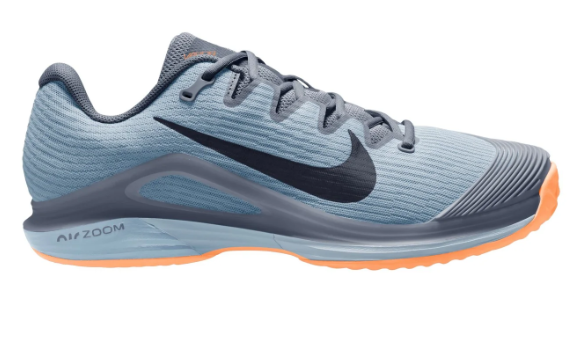 Nike Men's Vapor 12 Clay Court Tennis Shoes 'Ashen Slate / Obsidian / Lt Armory Blue' | Slate Rally