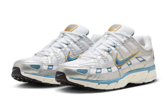 Nike P-6000 'Metallic Silver / Aegean Storm' | Silver Current