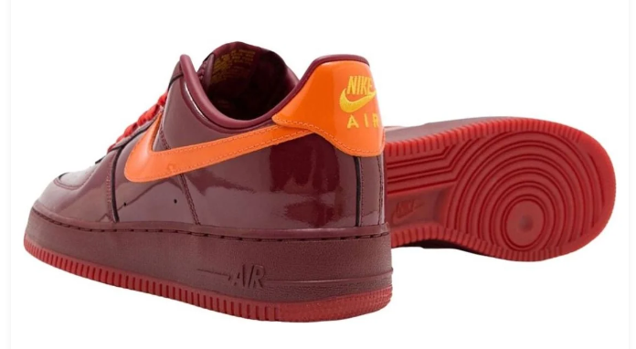 Nike Air Force 1 Low Red Patent | Scarlet Spotlight