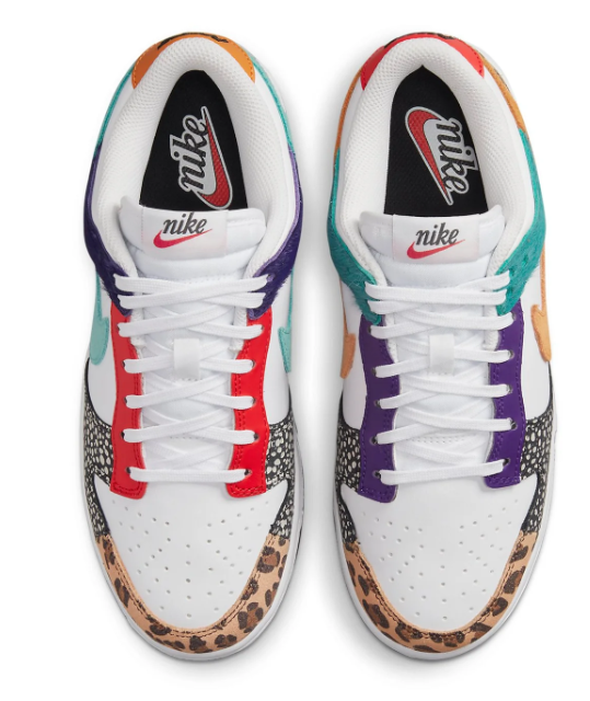Women's Nike Dunk Low SE 'Safari Mix' DN3866-100 | Untamed Collage