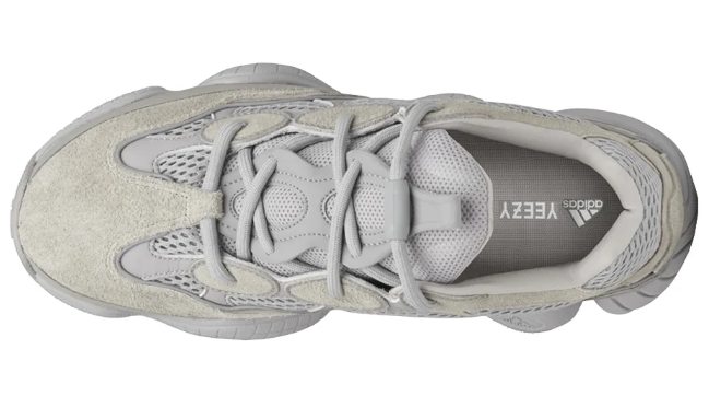 adidas Yeezy 500 Lace-Up Sneakers | Sidewalk Composition