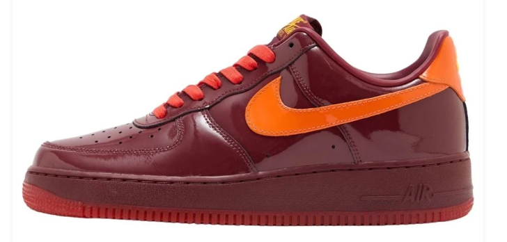 Nike Air Force 1 Low Red Patent | Scarlet Spotlight