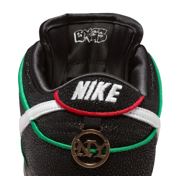 Nike SB Dunk Low Pro QS 'Black / White / Challenge Red' | Scarlet Counterpoint