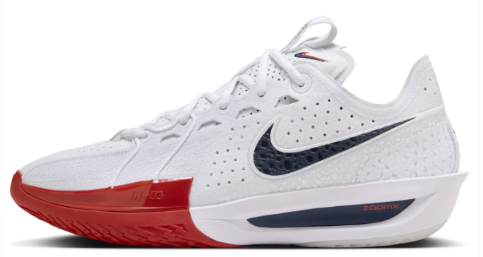 Nike Air Zoom GT Cut 3 EP White Black Red | Redline Exchange