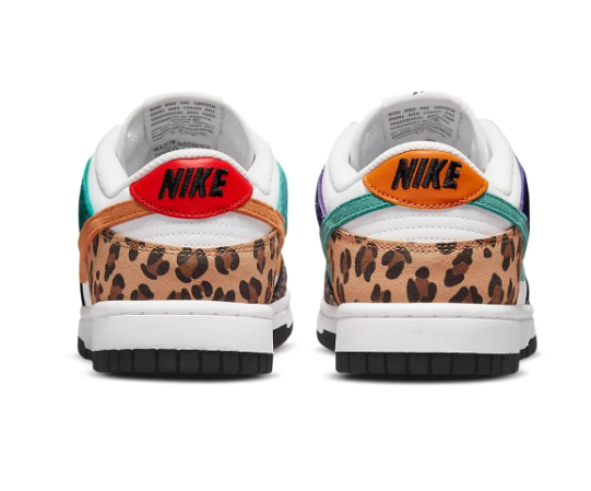 Women's Nike Dunk Low SE 'Safari Mix' DN3866-100 | Untamed Collage