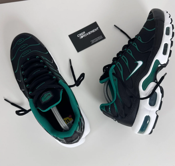 Nike Air Max Plus TN Black/Green Malachite | Emerald Undercurrent