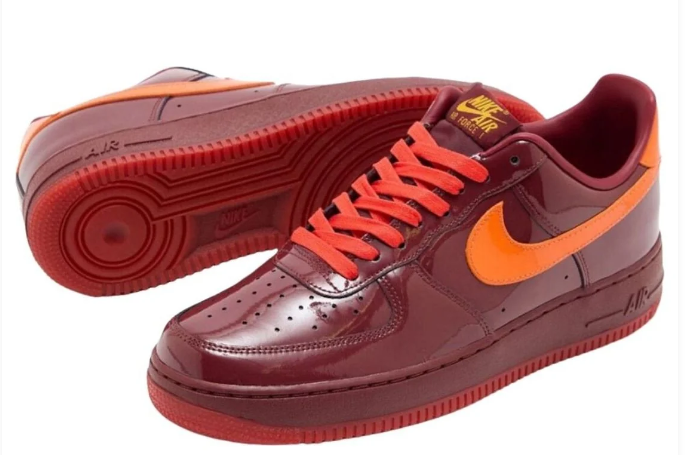 Nike Air Force 1 Low Red Patent | Scarlet Spotlight