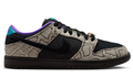 Nike SB Dunk Low Dashawn Jordan 'Snake Skin' Black / Fierce Purple | Violet Sidewinder